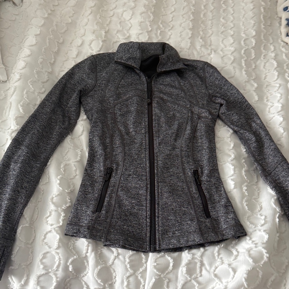 lululemon athletica Charcoal Zip-Up Jacket